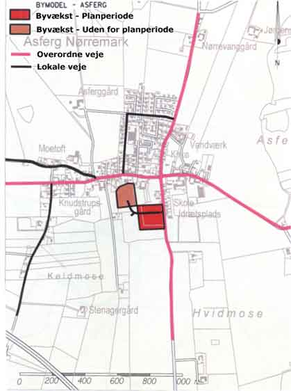 Asferg i kommuneplan 98-2009