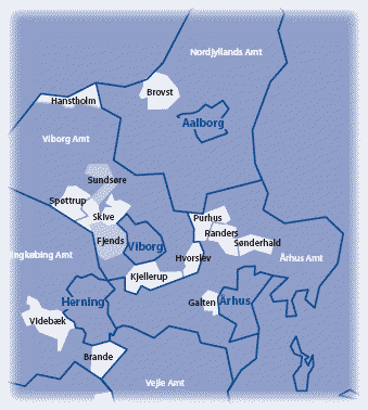Vkstkommuner i Midt- og Nordjylland