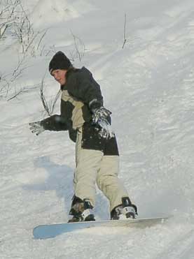 Christina p snowboard