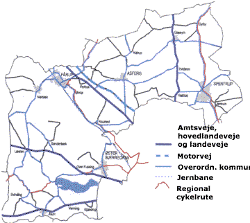 Vej- og trafiknet i Purhus Kommune